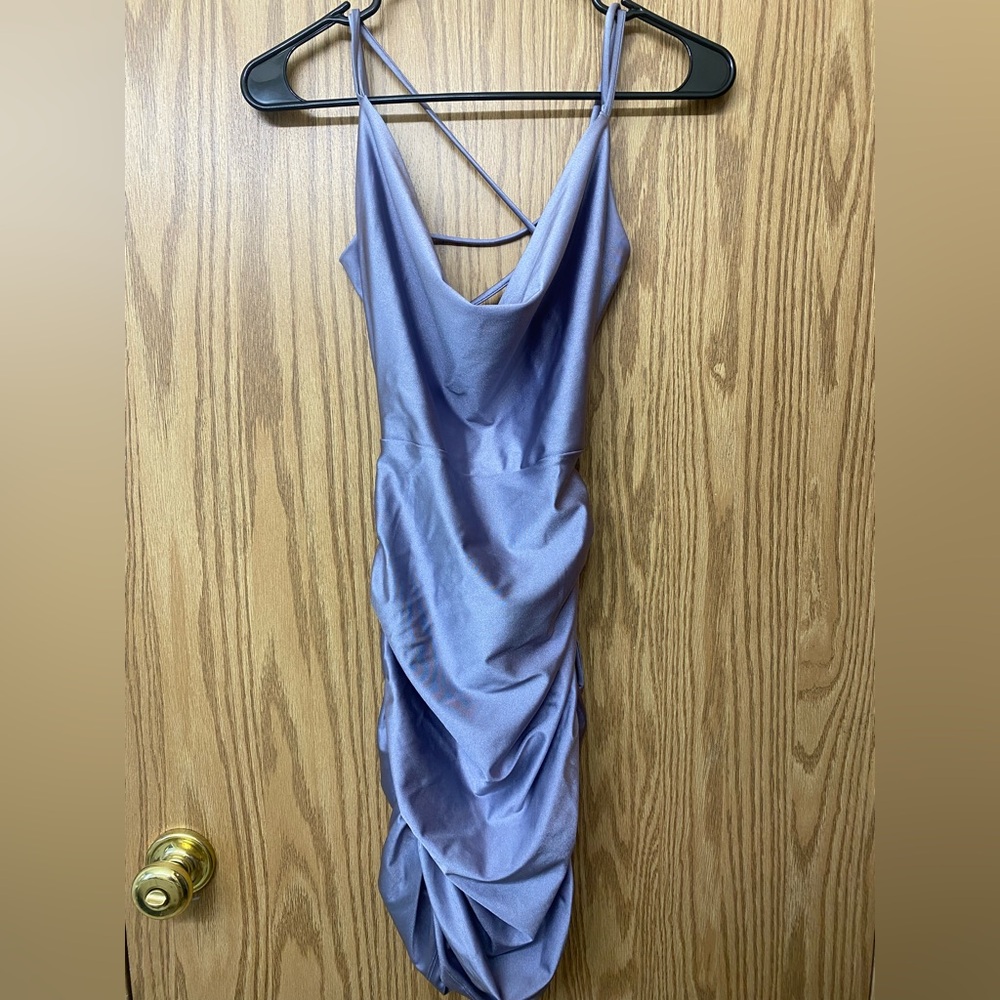 Mini dress strappy back